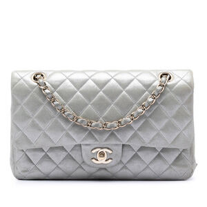 Pre-Loved Chanel Medium Classic Iridescent Lambskin Double Flap